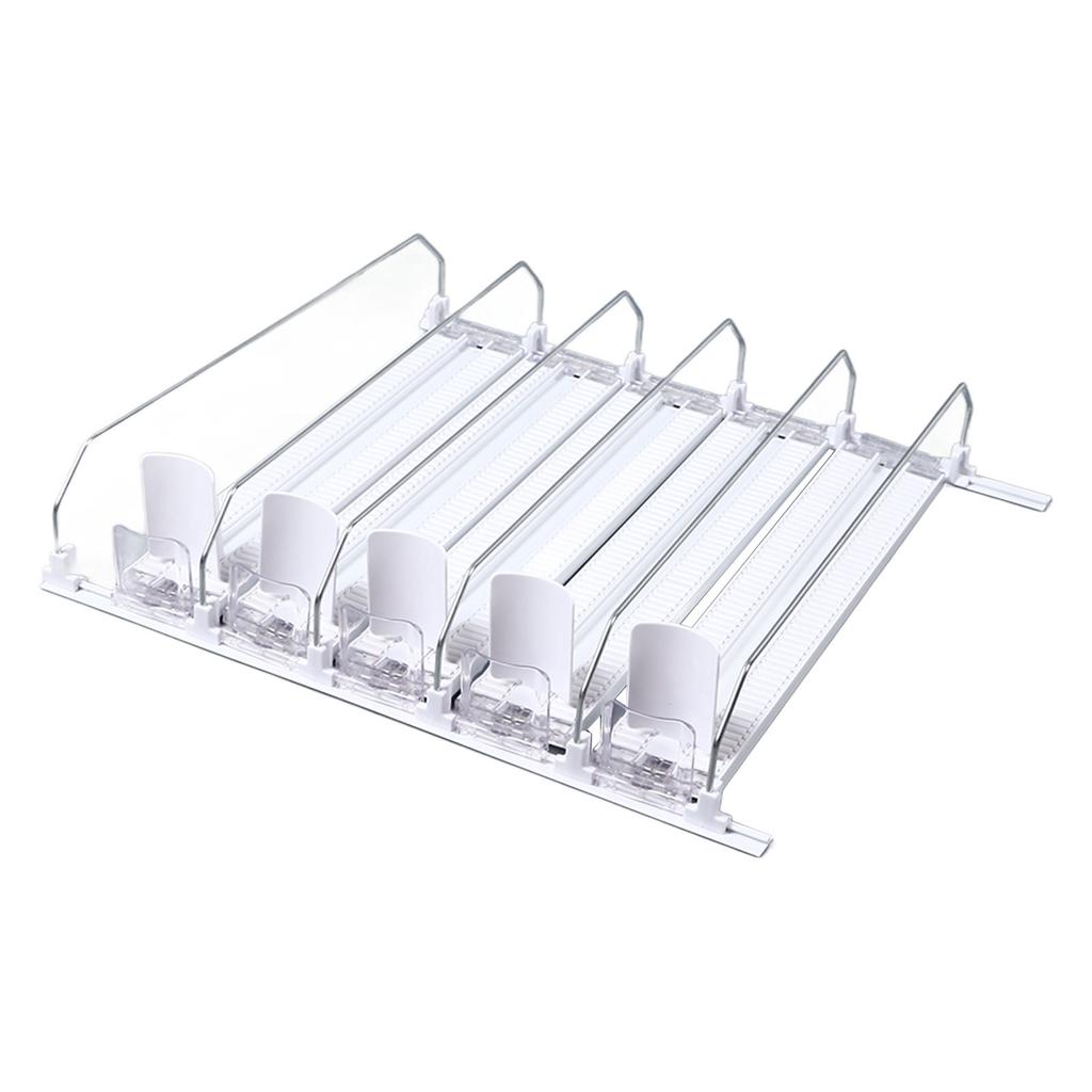 38cm Kühlschrank Getränkespender Verstellbarer Kühlschrank Selbstschiebender Soda Dosen Spender für Bier Limonade