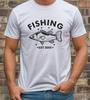 Unisexs Summer LooseFitting Cotton TShirt  Personalised Tshirt Fishing Est Any Year Fisher Fish Catcher Birthday Present Top