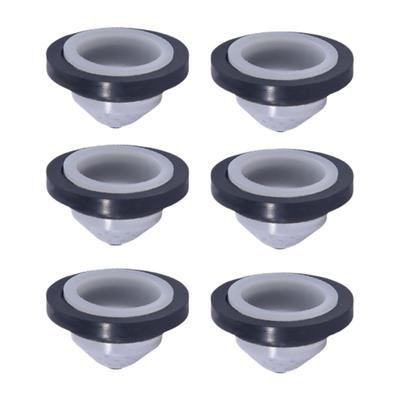2/6/12pcs Shower Faucet Gasket Replacement Antinegative Pressure Check Rubber Pad None Return Rubber Pad Easy To Install