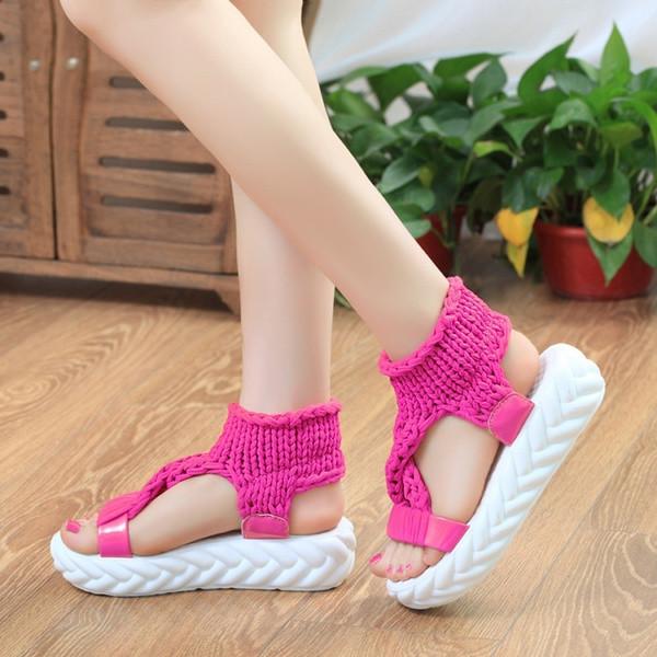 Sandals Women Shoes Sandals Platform Slippers Gladiator Bottom Shoes Women
