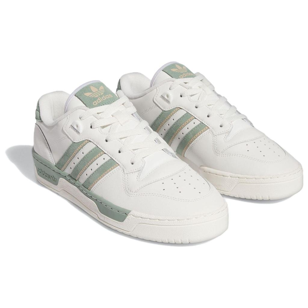 Adidas Rivalry Low White Silver Green Unisex Sneakers Core-White Off-White IG6309