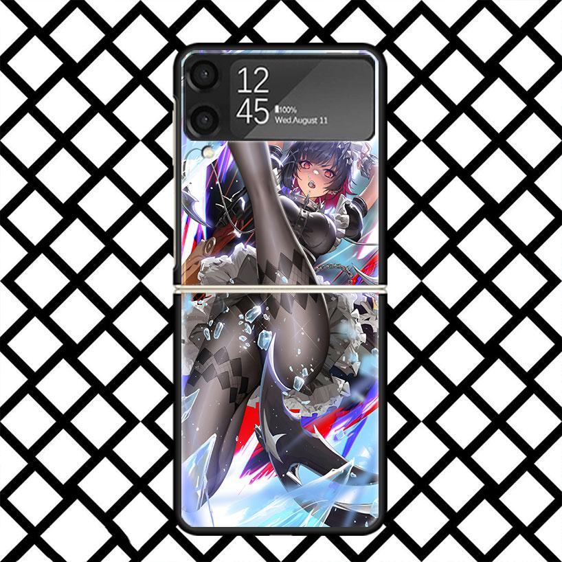 

Чехол для телефона Zenless Zone Zero Ellen Joe для Samsung Z Flip 7 6 5 4 3 Galaxy ZFLIP7 ZFlip6 5G Flip5 Flip4 Flip3 5g Черный Жесткий Чехол Samsung Z Flip