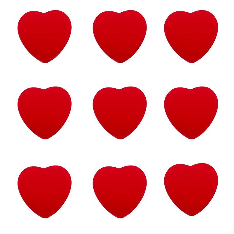 Mărgele Inimă din Silicon pentru Bijuterii DIY & Tricotat: Opritoare croșetă și ac anti-cădere