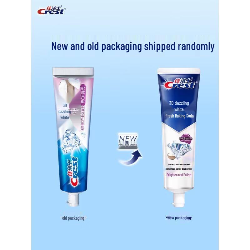 

Crest 3D White Micellar Baking Soda Toothpaste, 3-Pack