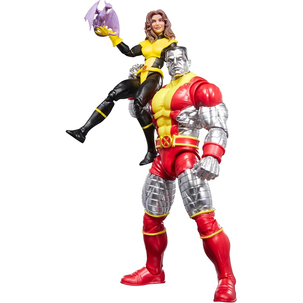 Hasbro Marvel Legends Series Kitty Pryde & Colossus 2-Pack Comic Collector 6-Inch Action Figures