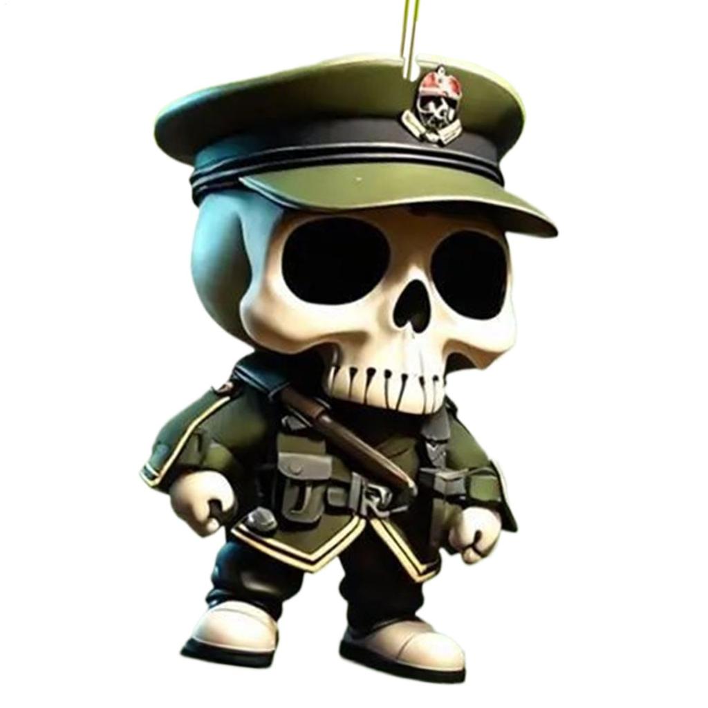 Car Rearview Mirror Skull, Skull Car Pendant | Car Rearview Mirror Pendant | Skull