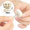 64/33Pcs Grinding Polishing Buffing Round Wheel Pad Wool Felt Sanding Head 3.15mm Shank For Dremel Drill Rotary Tool Accessories