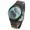 SOLAR Solar Chronograph Watch, Made In Japan, with Manufacturer's Warranty, RN-TY0001E, Men's, Green
