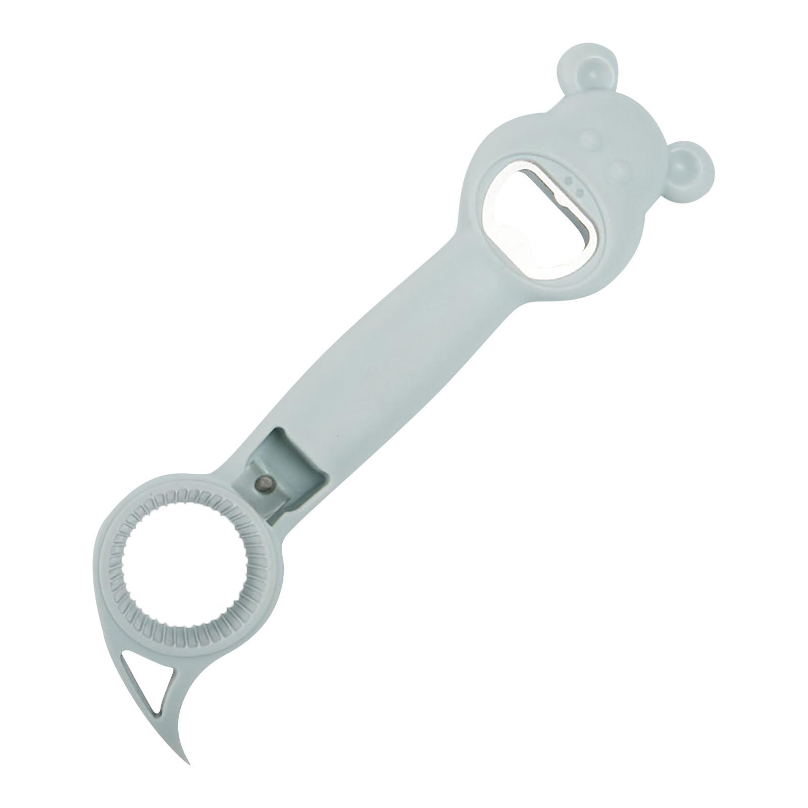 

Милый медведь открывалка для консервных банок кухонные инструменты 4 в 1 руководство 4 в 1 открывалка для пивных бутылок ручной консервный нож для пива One Size циан