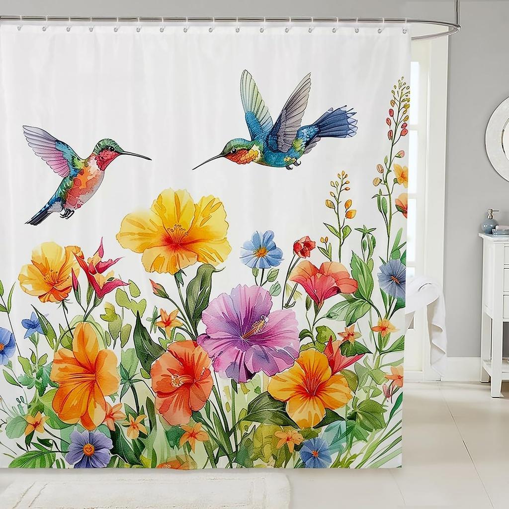 Plain White Cat Fabric Shower Curtain for Girls Cute Kitten Shower Curtain Pet Kitten Bathroom Shower Curtain Sets for Kids Boys