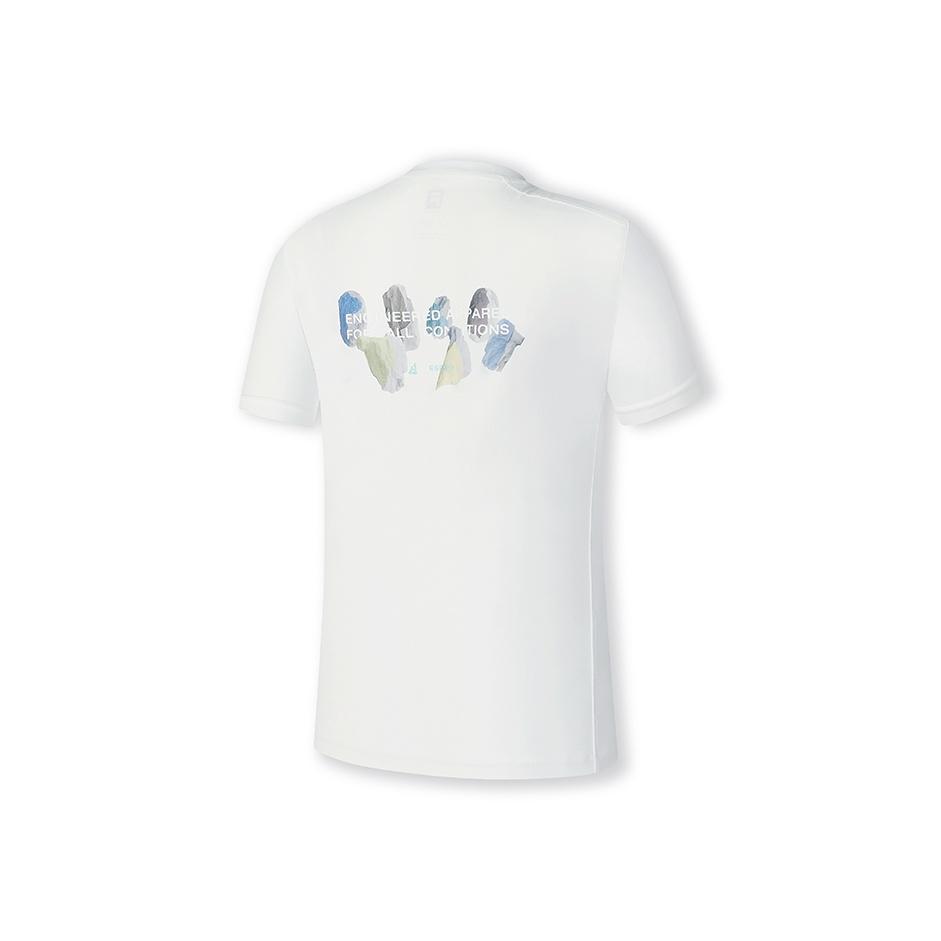 Fila Athletics Explorer Casual Quick-Dry Short Sleeve T-Shirt Women Tops Snow-White A11W527117F-WT