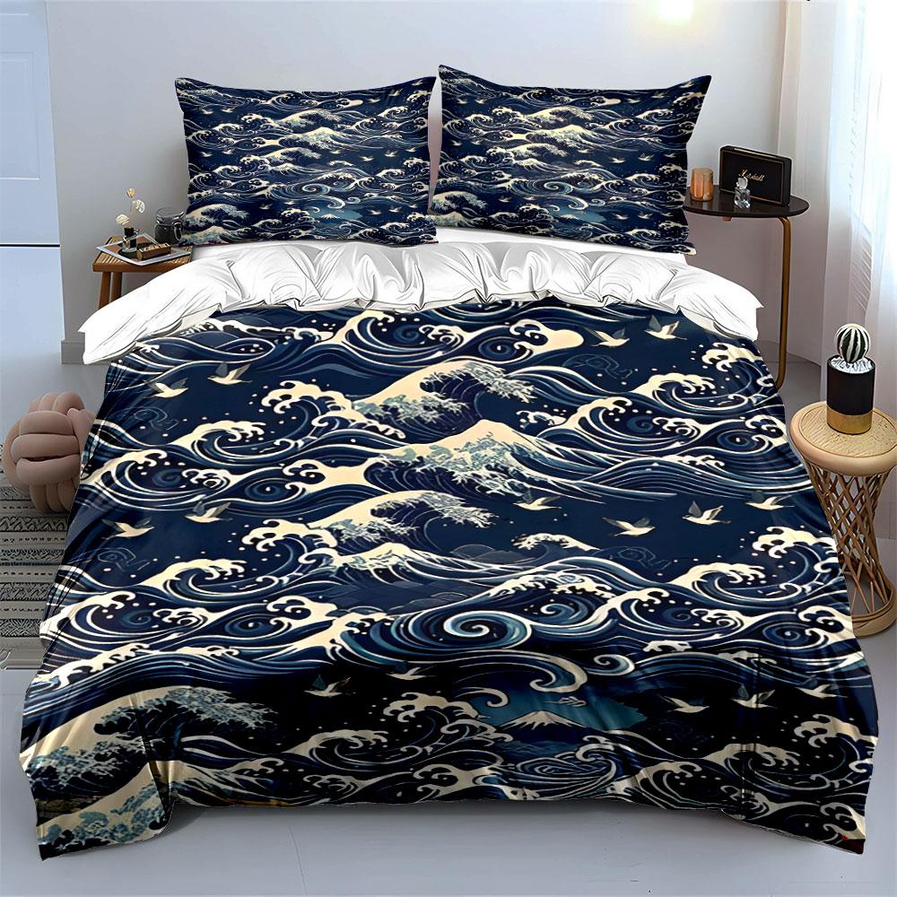 "Majestic sunlit waves" Bedding sets Duvet covers Pillowcases(1* Duvet Cover 2* Pillowcases without duvet insert)