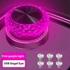 New model car USB ambient light LED seven-color night light no modification car ambient light decoration indoor home use light