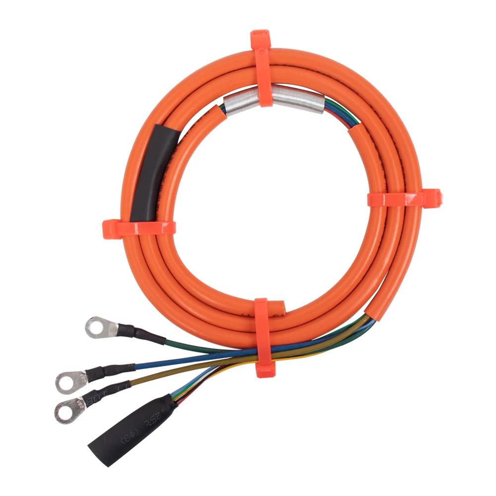 2.0mm² /2.5mm² Waterproof Motor Cable with 3 Motor Phase Wires 5 Hall Senor Wires Circuit Board Cable For Electric Scooter Parts 800W Wheel Hub Engine