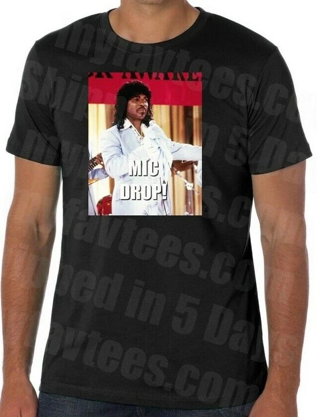 RANDY WATSON SEXUAL CHOCOLATE FUNNY COMING TO AMERICA 80 S Mic Drop T shirt TEE S