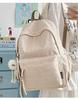 Schoolbag Little Fresh Girl High School Backpack Large Capacity Literary Plaid Computer Backpack Junior High School Student School Bag