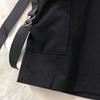 Mid-Rise Elastic Waistband Multi Pockets Chain Strap Decor Men Shorts Outdoor Fitness Cargo Short Pants