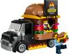 LEGO City Burger Truck Toy Present Birthday Block Educational Christmas Boys Girls Children 5 Years Old 6 Years Old 7 Years Old 8 Years Old Vehicle