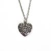 Glory_Arden [Unisex] Surgical Steel Antique Heart Necklace / Ghmn-251