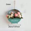 1pc-Wall Hanging Planter Oblate Flower Vase for Hydroponics Plants Home Office Living Room Decor