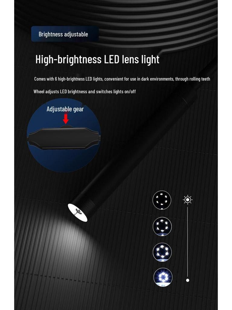 Apple & Android-Compatible Waterproof HD Endoscope Camera