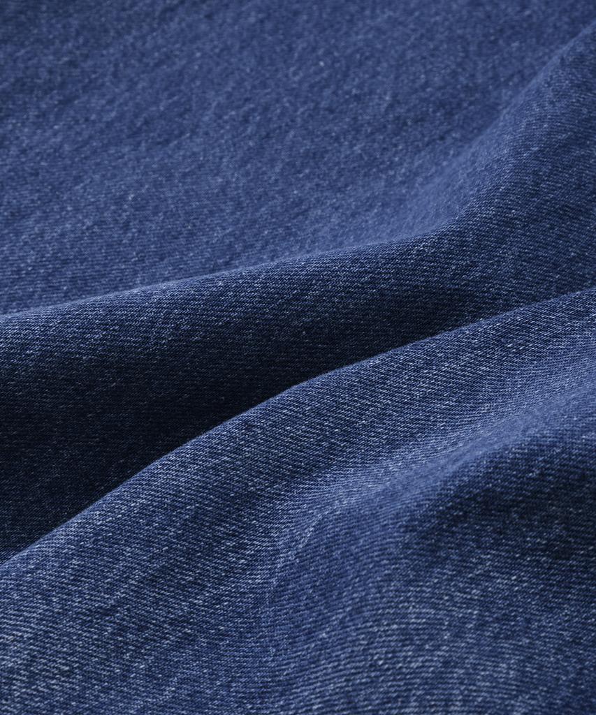 Palet Hand Brush Denim Pants Blue