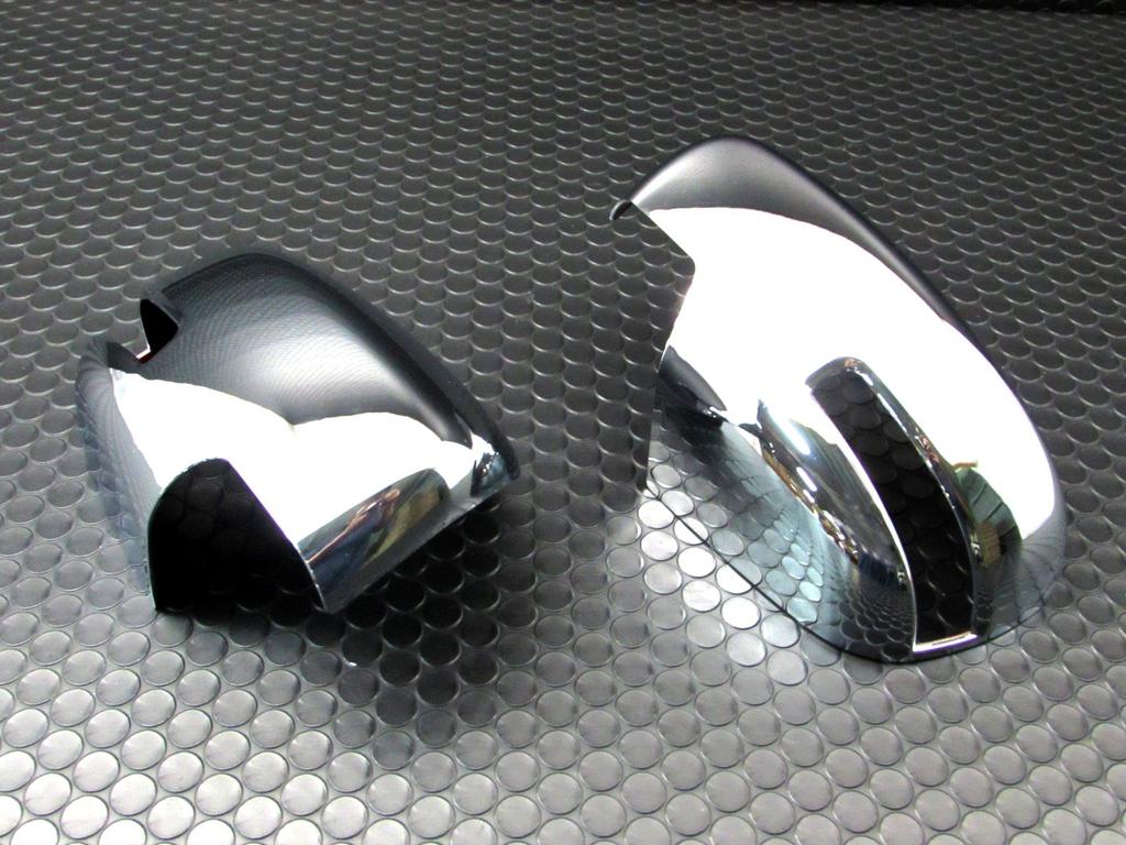 BRIGHTZ Chrome Door Mirror Type for Hustler with Hustler Covers, B, MR31S/MR41S [MIR-SID-113] (Compatible MR, MR31, MR41, MR41, R31, R41) (Product