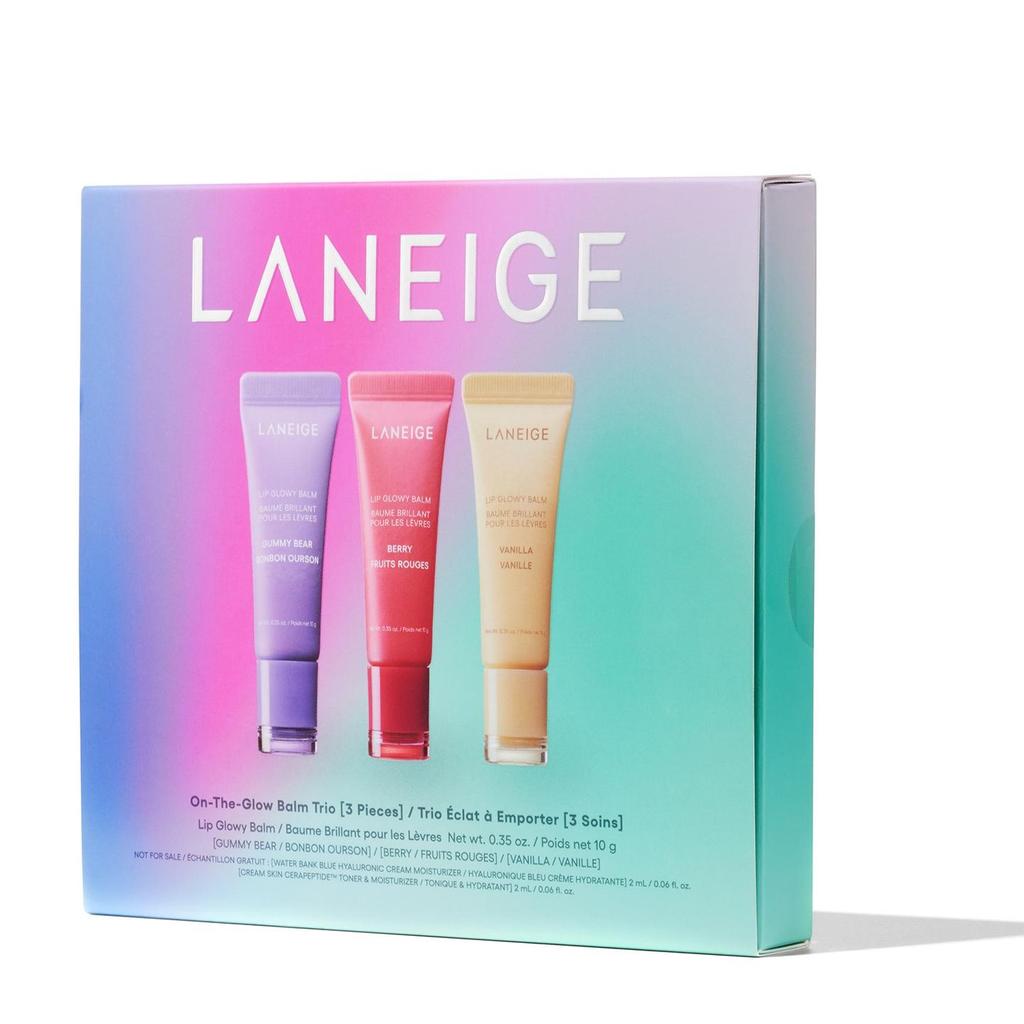 LANEIGE Set Trio Balsamo Labbra Glowy 10g*3PZ