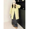 Korean version of the hooded large size women thickened warm anti cold winter coat - lightweight and comfortable long-sleeved cotton coat jacket