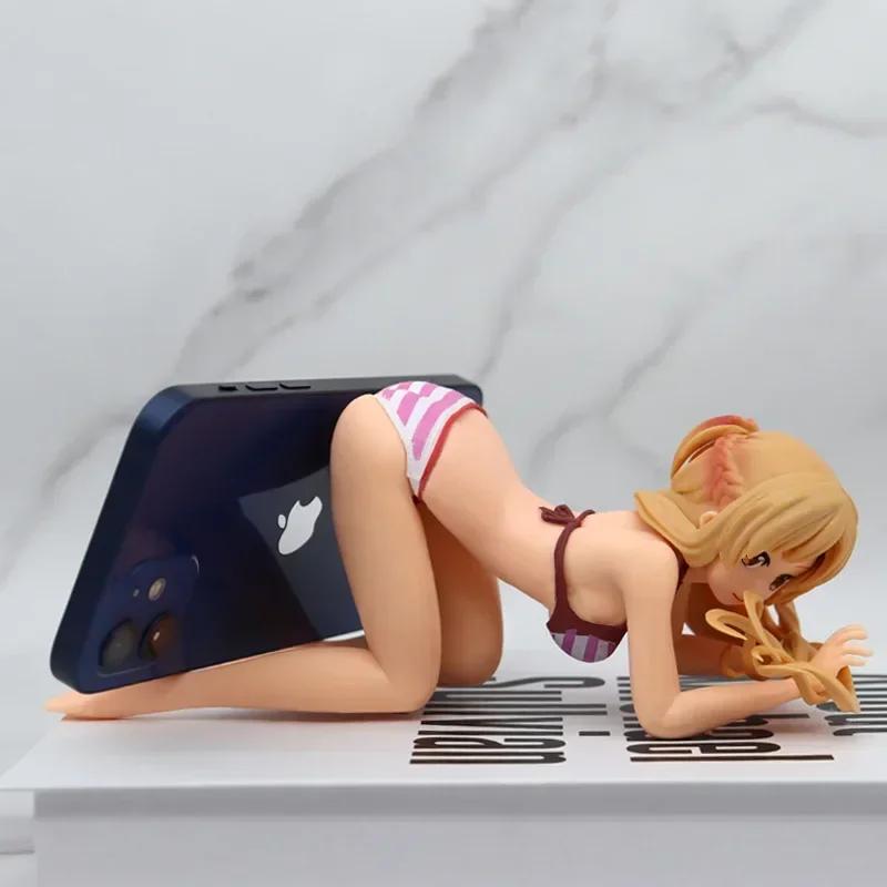 Japanese Cute Car Decor Anime Figure Phone Holder Air Vent Mount Dancing Character Bikini Bunny Girl Dashboard Ornament