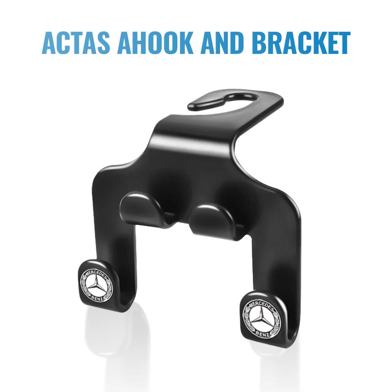 Car Seat Headrest Hook Multifunctional Storage Mobile Phone Holder For Mercedes Benz AMG W124 W202 W203 W204 W210 W211