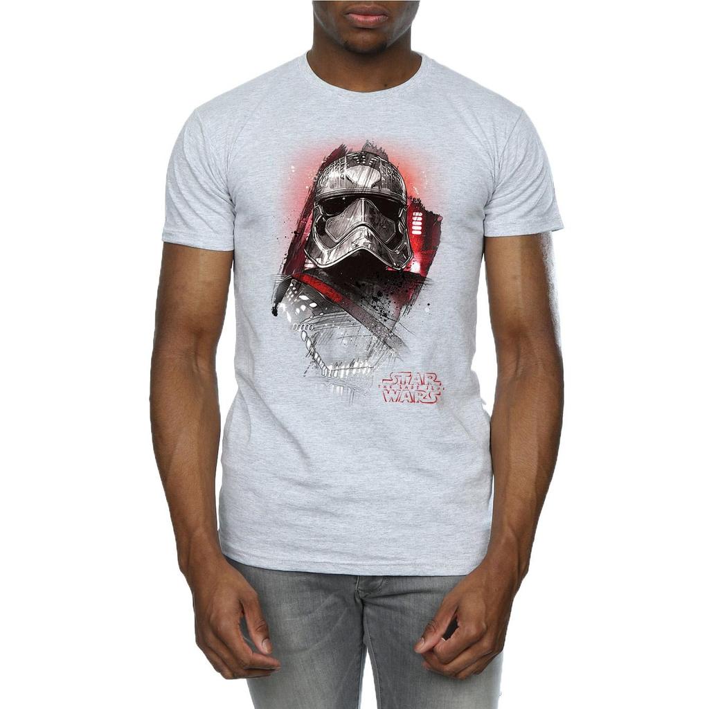 Star Wars Mens The Last Jedi Captain Phasma Brushed T-Shirt