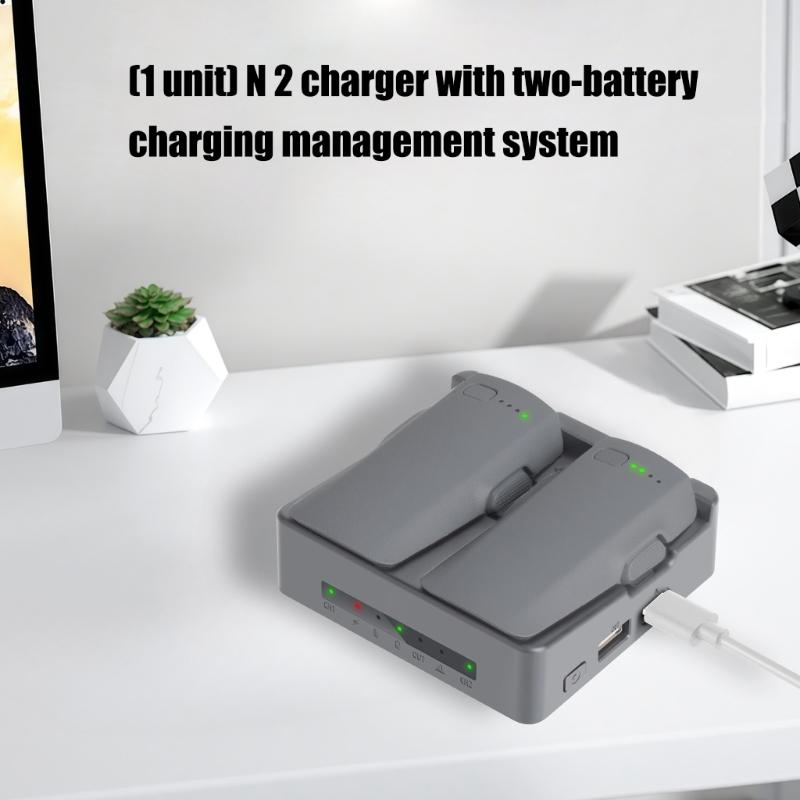Portable Drones Charging Hub with LED Indicators for Realtime Status Monitoring and Overcharge Prevention Ensuring Battery Safety