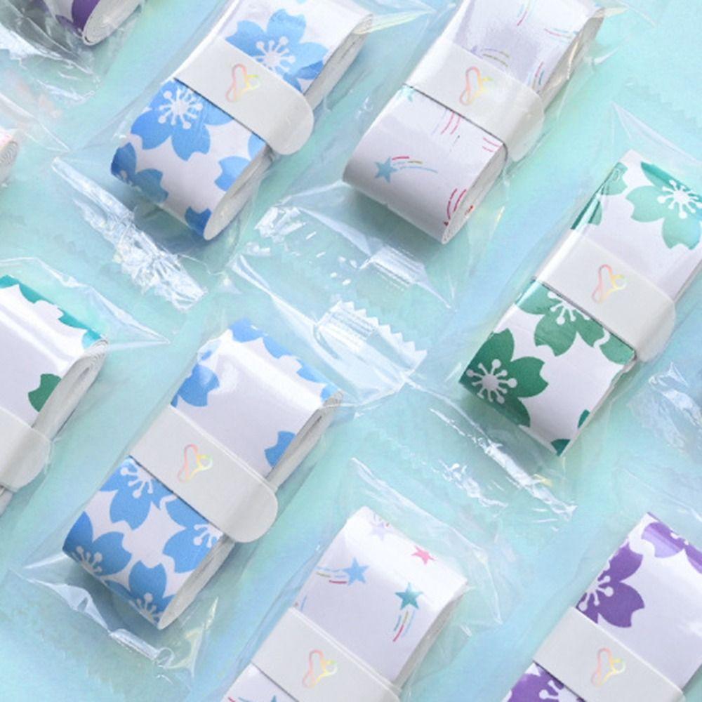 Sweat-Absorbent Badminton Handle Wrap Tape Sakura Print Tennis Racket Grip Tape Outdoor Sports