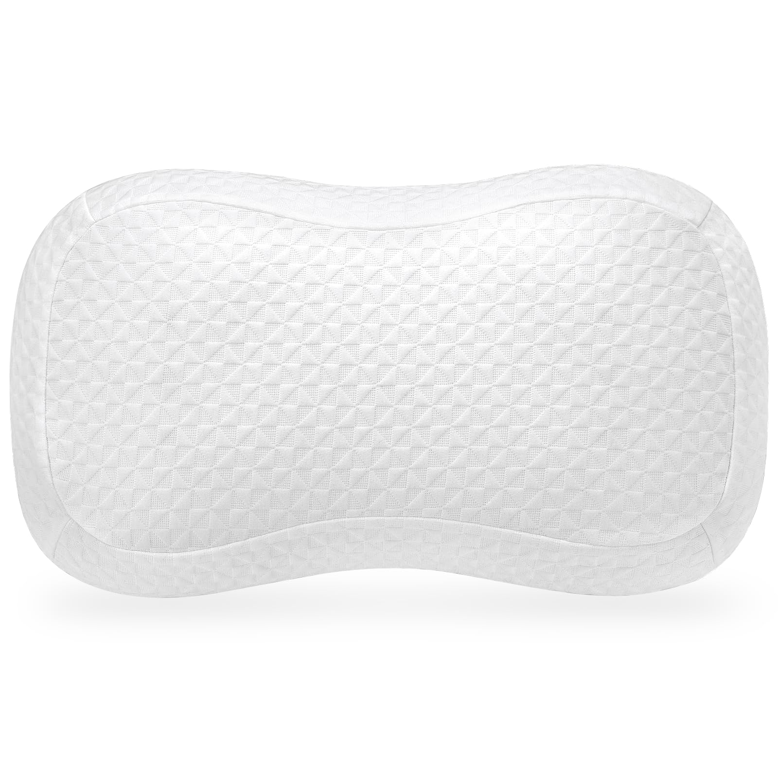 

Zibroges Washable Comfortable Sleep Pillow for and Stomach Checkered Straight Neck 3D Design x Pillow, Breathable, Side, Back, Sleepers, Pattern,