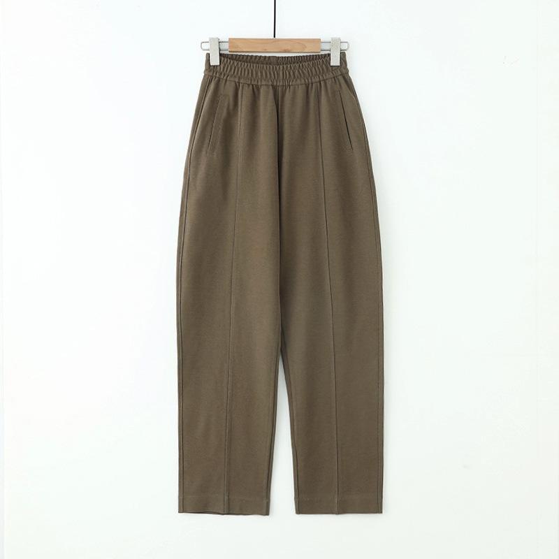 

Women s Spring/Summer Loose Drapey Straight-Leg Casual Pants M (80-95 Jin)