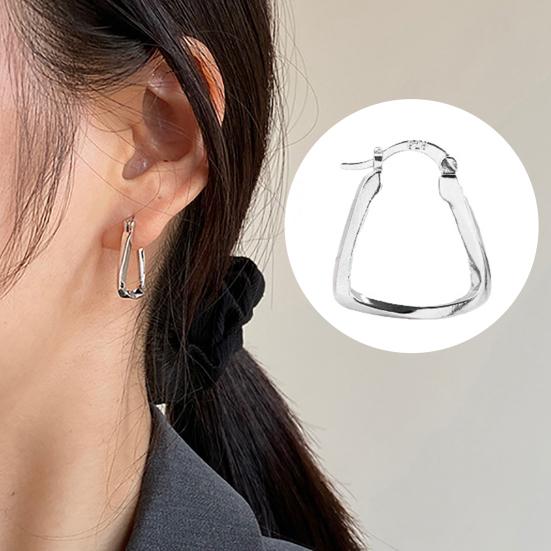 

1 Pc Earring Attractive Exquisite Charming Hollow Durable Smooth Surface Openwork Earring for Dating