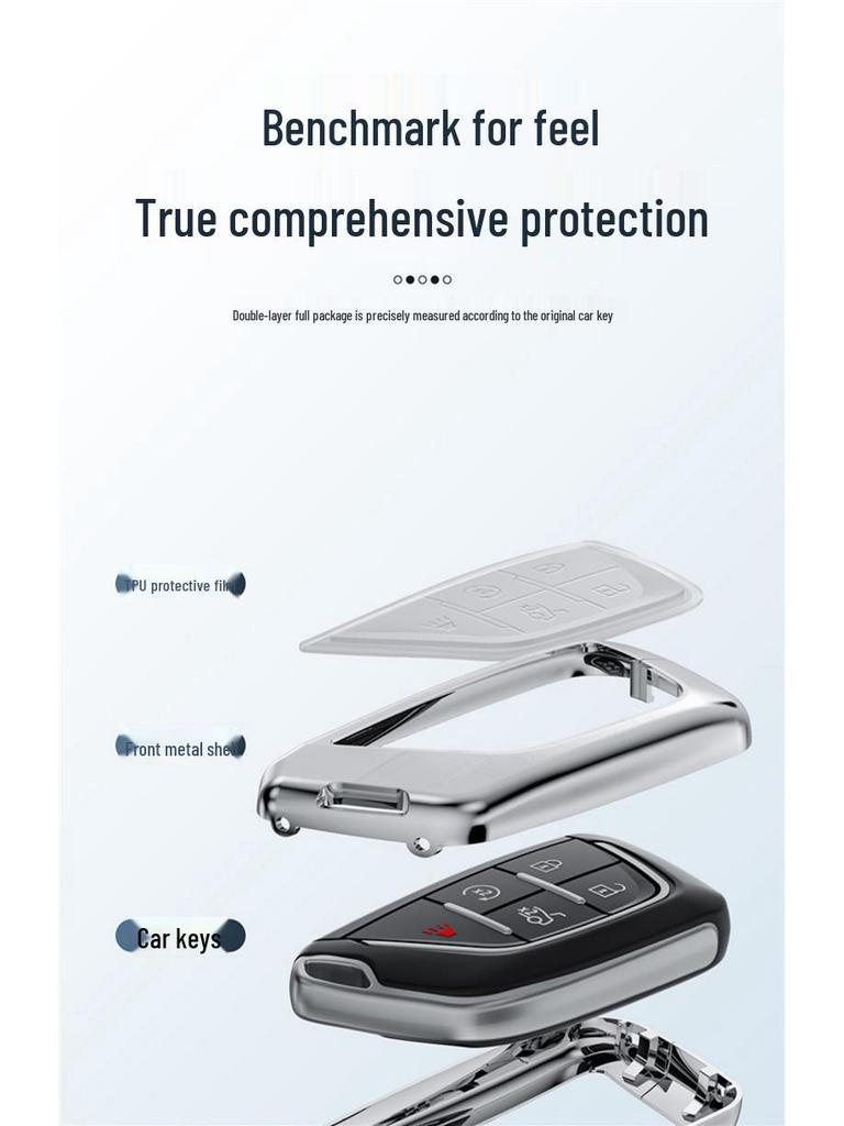 Cadillac Key Cover for 2022 XT5, XT6, XT4, CT6, CT4, CT5, ATSL Models