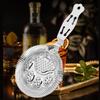 304 Edelstahl Cocktail-Sieb Silber Eisfiltration Perfektes Zubehör Getränke-Sieb Bars