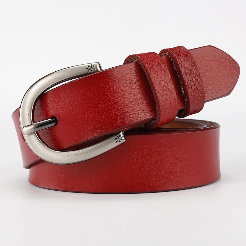 Womens Genuine Leather Waist Belt Alloy Buckle Everyday Casual Wear Decoration