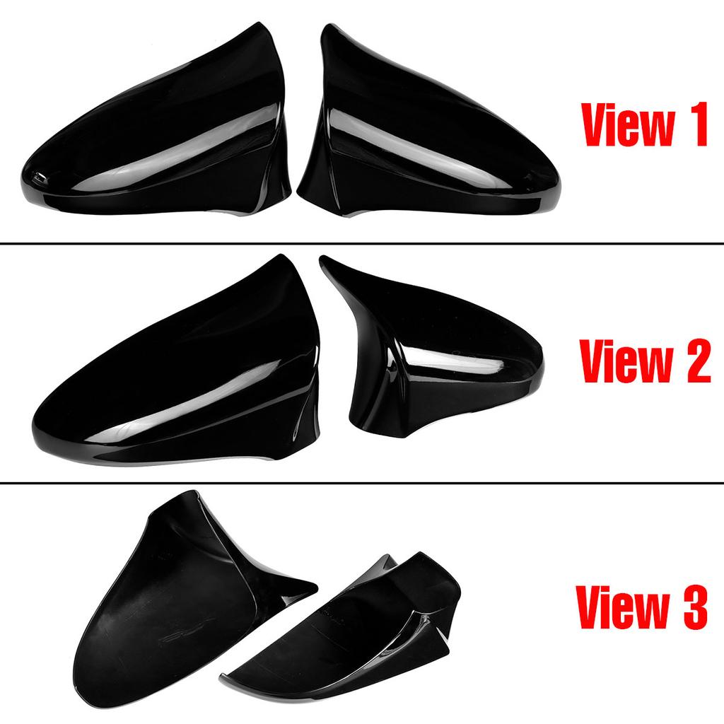 Cubierta de Espejo Retrovisor LHD Carcasa de Espejo Lateral Decoración Para LEXUS IS ES GS LS CT RC F-Sport 2014-2020 Tapa Cubierta de Espejo Retrovisor