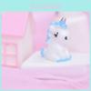 Adorable Mini Unicorn Figurines Resin Craft Colorful Cartoon Style Perfect For Fairy Gardens