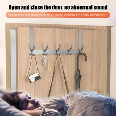 Heavy-Duty Coat Rack Clothes Hanger Hooks Strong Load-bearing Simple Installation Over-the-Door Hooks Hat Towel Hangers