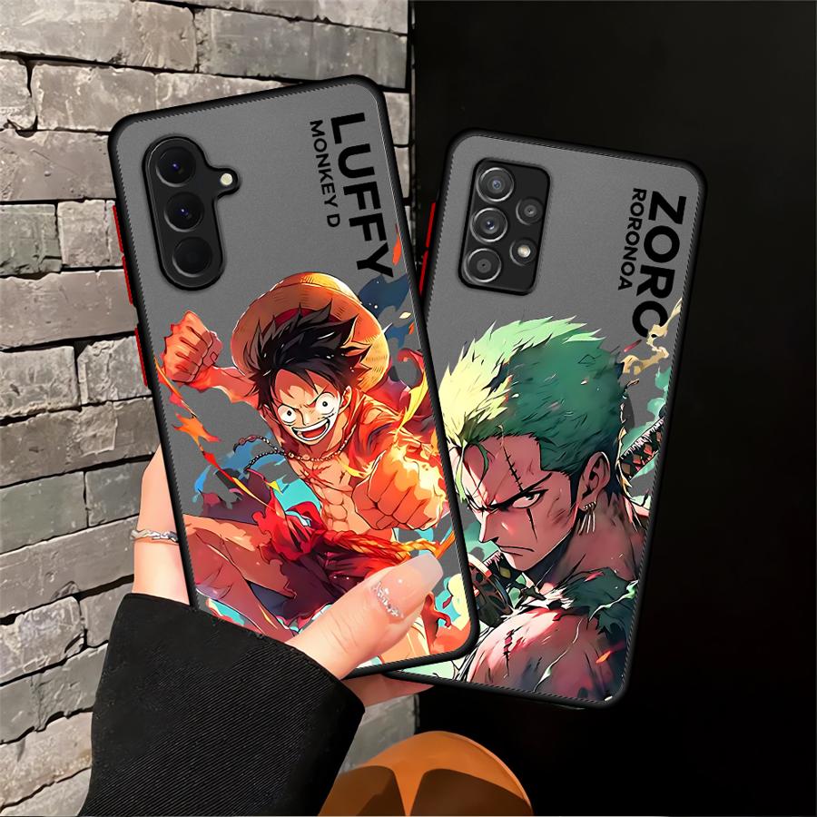 Carcasă Telefon Anime Luffy One Piece pentru Samsung Galaxy A14 A23 A52S A72 A73 A33 A35 A17 A52 A56 A55 A53 A34 A36 A16 A15 A54