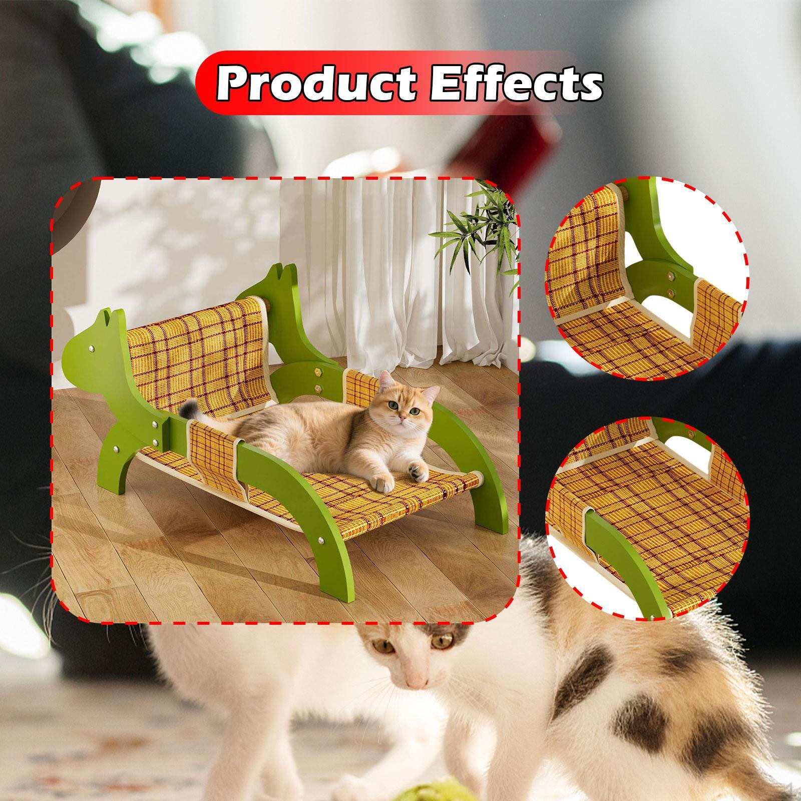 

Когтеточка Диван Кровать Летний Шезлонг Моющийся Съемный Практичный Коврик для Царапания Лежанка для Питомца