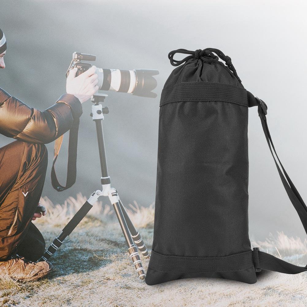 Black Portable Folding Outdoor Oxford Camera Tripod Photography Carry Bag