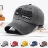 Casquette de Baseball d'Été pour Femmes Hommes Mode Broderie Lettre Casquette Snapback Coton Lavé Vintage Unisexe Hip Hop Chapeau de Soleil Casquette