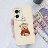 Pour OPPO A96 A94 A93 A91 A83 A76 A73 A75 A78 coque de téléphone ours mignon Super antichoc mat coque en Silicone souple pare-chocs pour OPPO Phone Cover Bumper