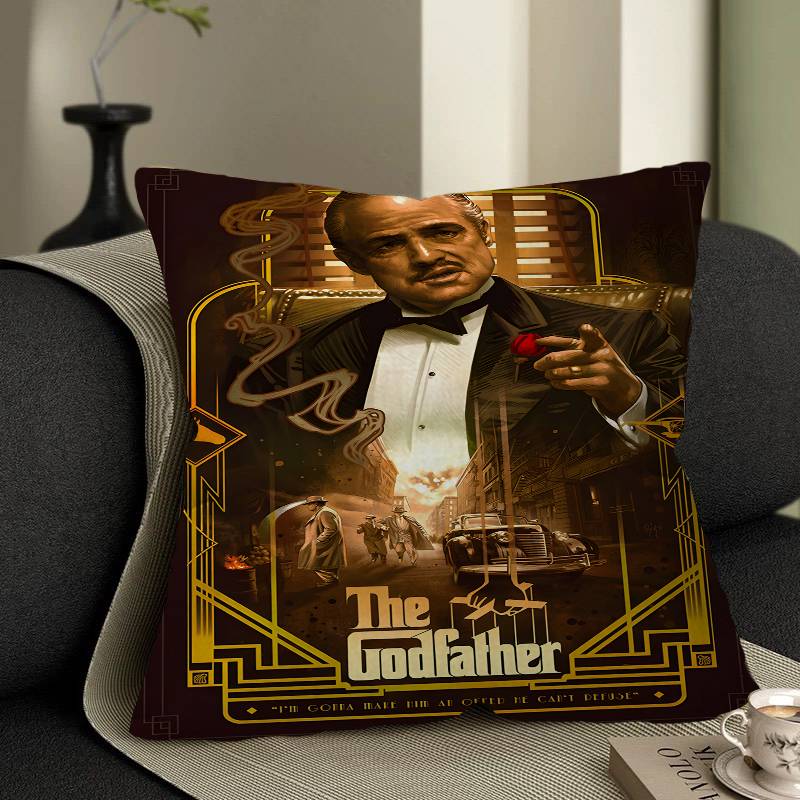

Movie The Godfather Personalized Pillow Dust Cover Bedroom Kids Party Decoration Pillowcase Birthday Children Gift 30x30 cm