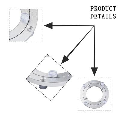 New Rotating Bearing Turntable Round Ball Bearing Bearing Plate Base Smooth Heavy Duty Table Turntable Kitchen Hardware